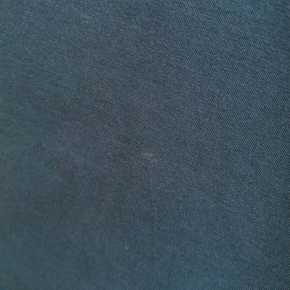 PACT Organic Cotton Stretch Blue Helena Crossback Mini Dress Pockets Medium FLAW - Picture 11 of 11